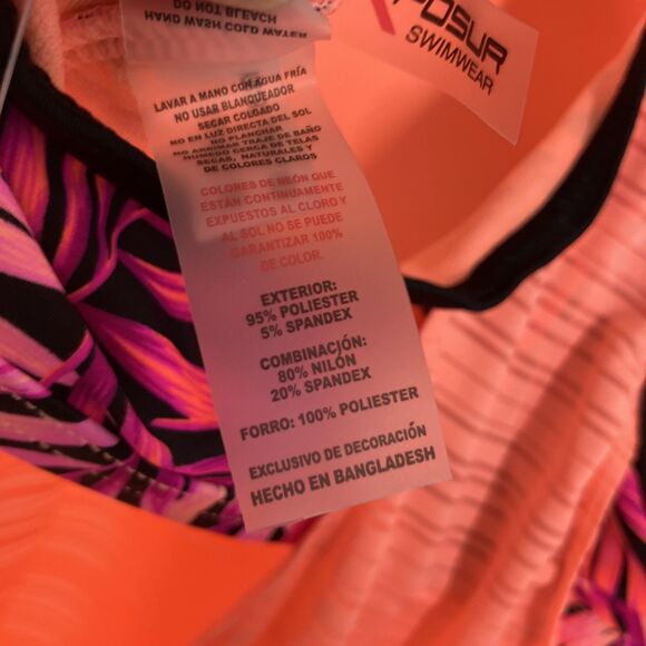 Zeroxposur Sun Smart Ruched 2-In-1 Tankini Top Womens Size M/10 Tigerlily NWT - Picture 14 of 15